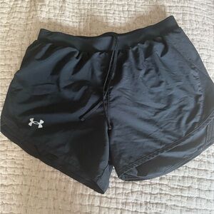 Under Armour Black Loose Heatgear running shorts -Small